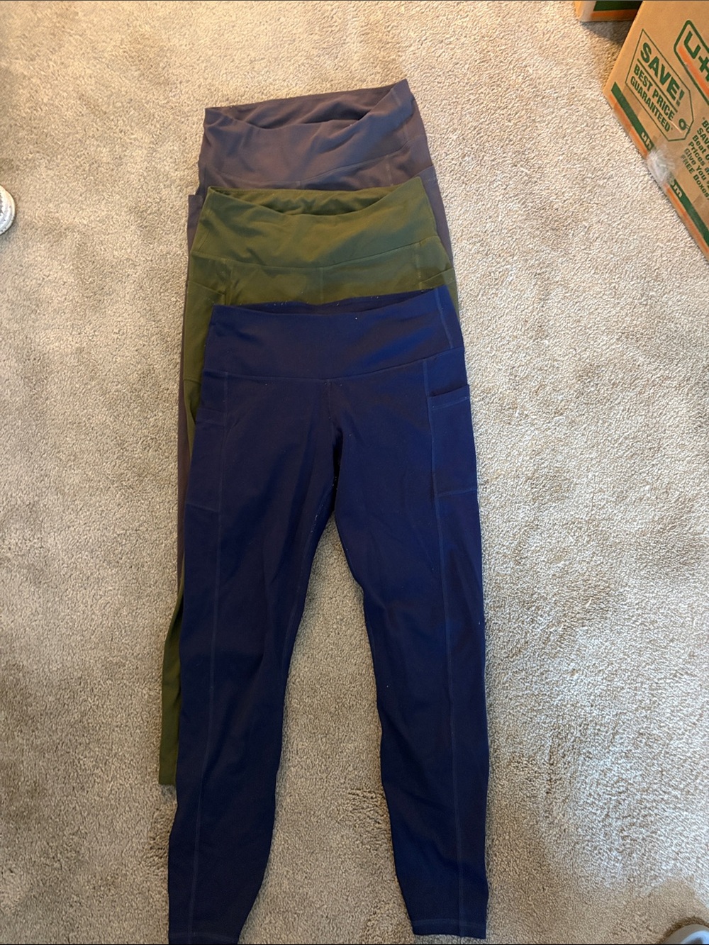 Set of Four High-Waist Leggings